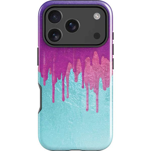 Paint Splatter Purple iPhone 17 Pro Impact Case