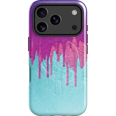Paint Splatter Purple iPhone 17 Pro Magsafe Impact Case
