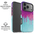 Paint Splatter Purple iPhone 17 Pro Magsafe Impact Case