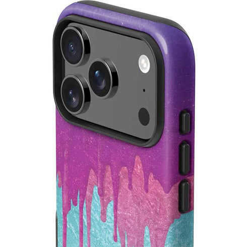 Paint Splatter Purple iPhone 17 Pro Max Impact Case