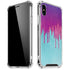 Paint Splatter Purple iPhone X/XS Clear Case