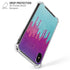 Paint Splatter Purple iPhone X/XS Clear Case