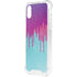 Paint Splatter Purple iPhone XS Clear Case