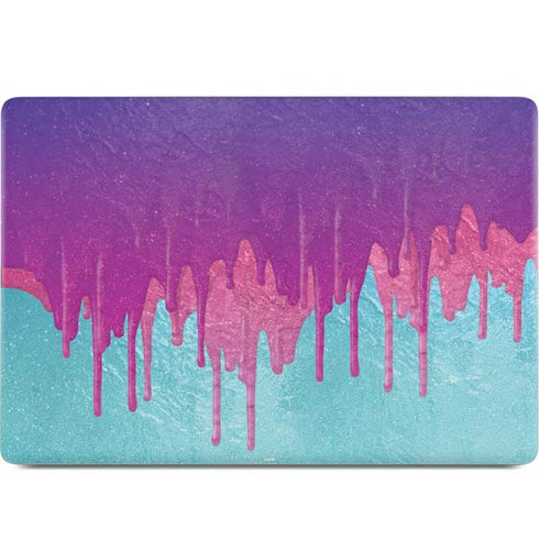 Paint Splatter Purple MacBook Skins