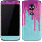 Paint Splatter Purple Moto E5 Play Skin