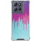 Paint Splatter Purple Moto G 5G (2025) Clear Case