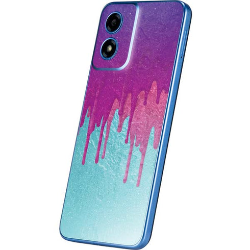 Paint Splatter Purple Moto G Play 4G (2024) Skin