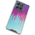 Paint Splatter Purple Moto G Play 5G (2025) Clear Case