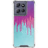 Paint Splatter Purple Moto G Stylus 5G (2025) Clear Case