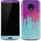 Paint Splatter Purple Moto G6 Skin