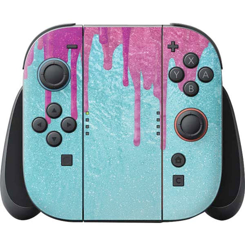 Paint Splatter Purple Nintendo Switch 2 (2025) Joy-Con Controller Skin