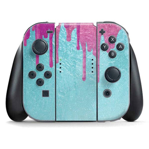 Paint Splatter Purple Nintendo Skins