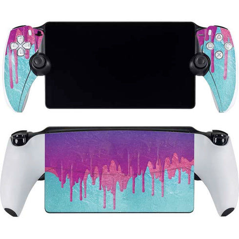 Paint Splatter Purple PlayStation Portal Remote Player Skin