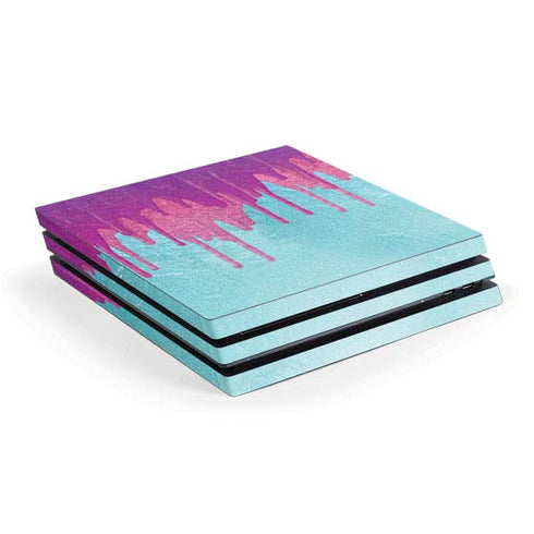 Paint Splatter Purple PlayStation PS4 Skins