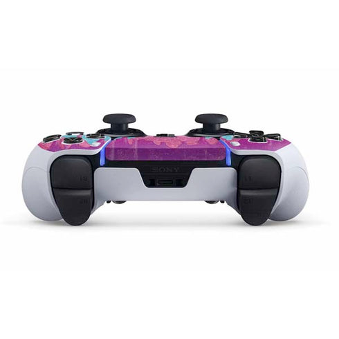 Paint Splatter Purple PS5 DualSense Edge Pro Controller Skin