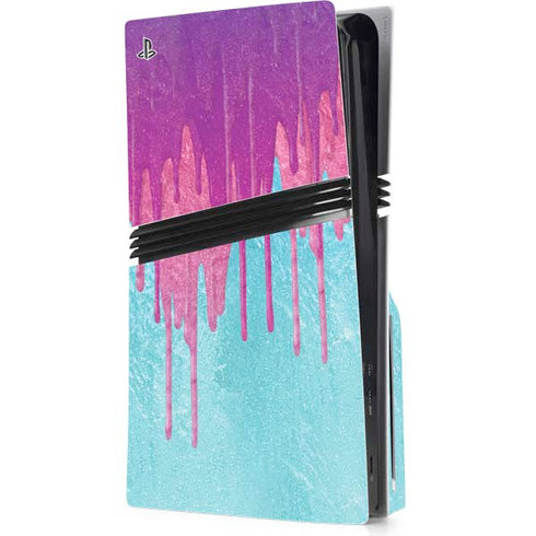 Paint Splatter Purple PlayStation PS5 Skins