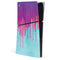 Paint Splatter Purple PS5 Slim Digital Edition Console Skin