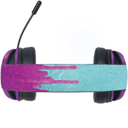Paint Splatter Purple Razer Kraken X Skin