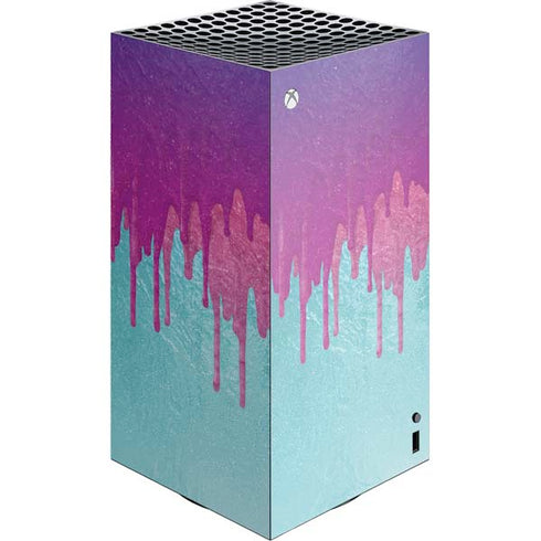 Paint Splatter Purple XBox Series X Digital Edition Console Skin