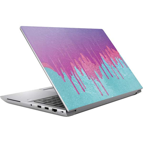 Paint Splatter Purple HP ZBook Fury 16 G10 Skin