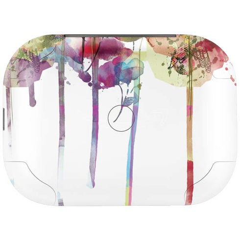 Painted Flowers Amazon Echo Buds Skin