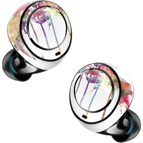 Painted Flowers Amazon Echo Buds Skin