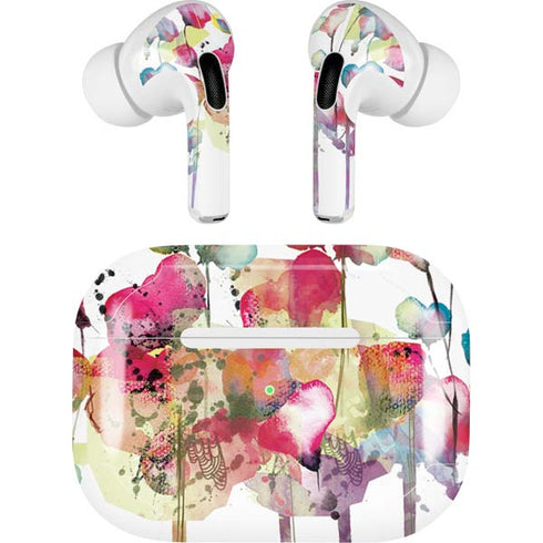 Painted Flowers AirPods Skins