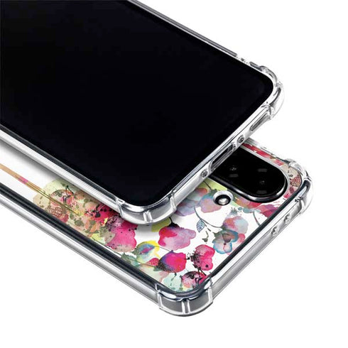 Painted Flowers Galaxy A36 5G Clear Case