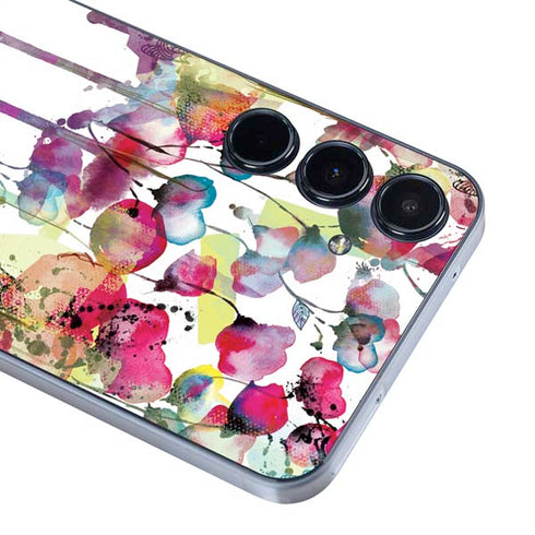 Painted Flowers Galaxy A55 5G Skin
