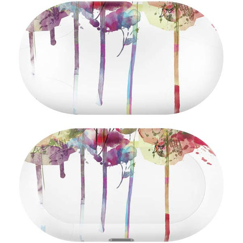 Painted Flowers Galaxy Buds Plus Skin