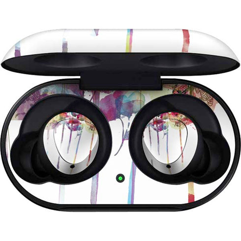 Painted Flowers Galaxy Buds Skin