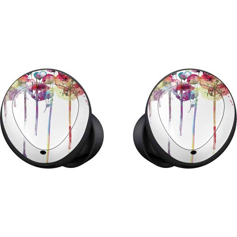 Painted Flowers Galaxy Buds Skin