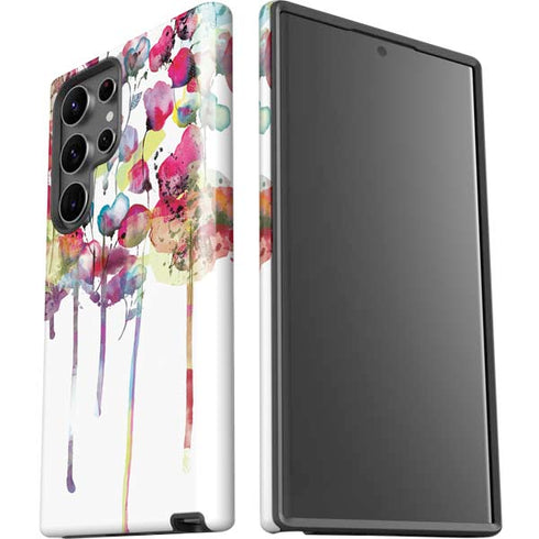 Painted Flowers Galaxy S23 Ultra Pro Case
