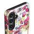 Painted Flowers Galaxy S25 Impact Case