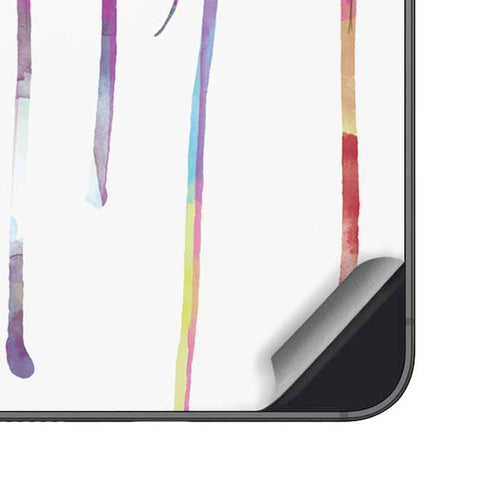 Painted Flowers Galaxy S24 Skin