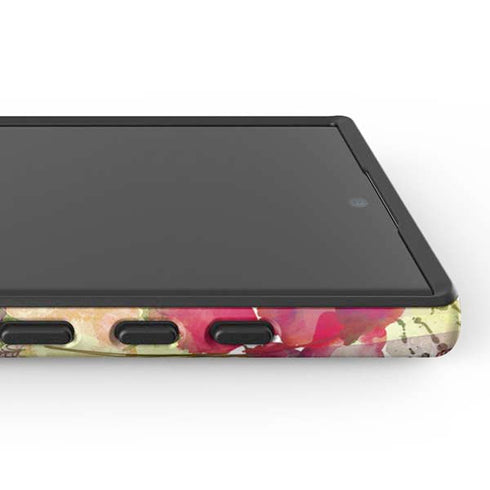 Painted Flowers Galaxy S25 Ultra Impact Case