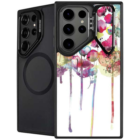 Painted Flowers Galaxy S25 Ultra Kickstand Case