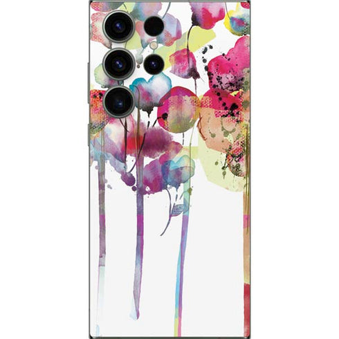 Painted Flowers Galaxy S24 Ultra Skin