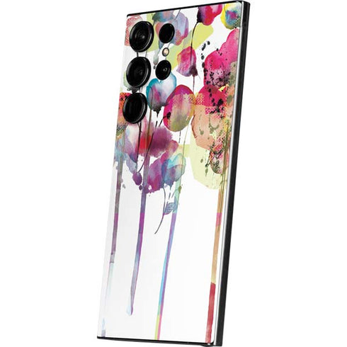 Painted Flowers Galaxy S25 Ultra Skin