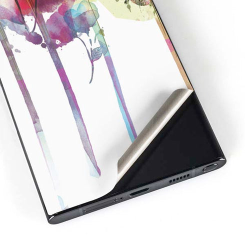 Painted Flowers Galaxy S24 Ultra Skin