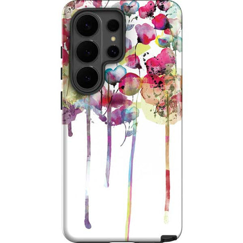 Painted Flowers Galaxy S26 Ultra Impact Case