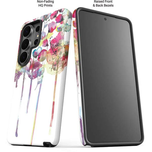 Painted Flowers Galaxy S26 Ultra Impact Case