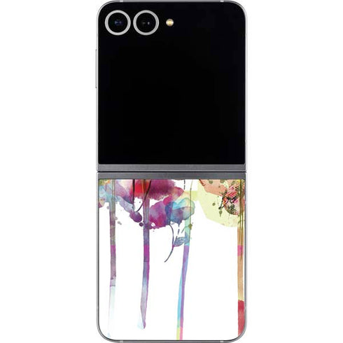 Painted Flowers Galaxy Z Flip6 Skin
