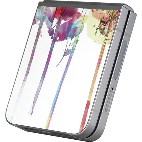 Painted Flowers Galaxy Z Flip6 Skin