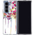 Painted Flowers Galaxy Z Fold5 5G Clear Case