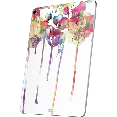 Painted Flowers Apple iPad Air Skin