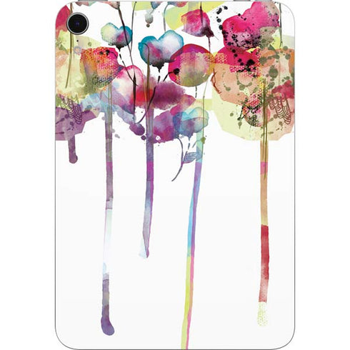 Painted Flowers Apple iPad Mini Skin