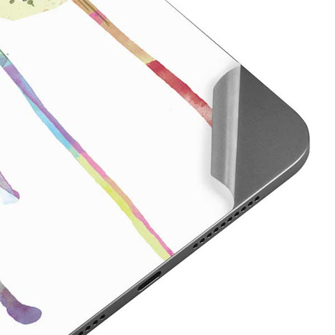 Painted Flowers Apple iPad Mini Skin