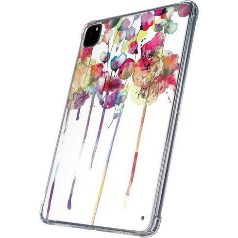 Painted Flowers iPad Pro 11in (2024) Clear Case