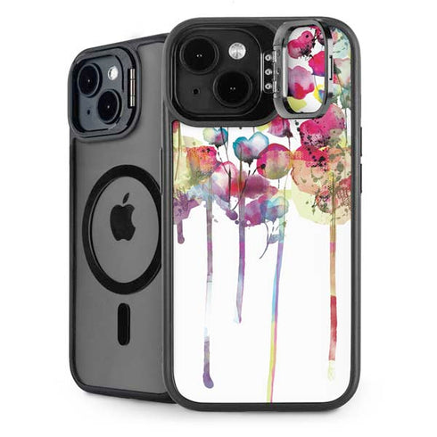 Painted Flowers iPhone 14 Kickstand Case
